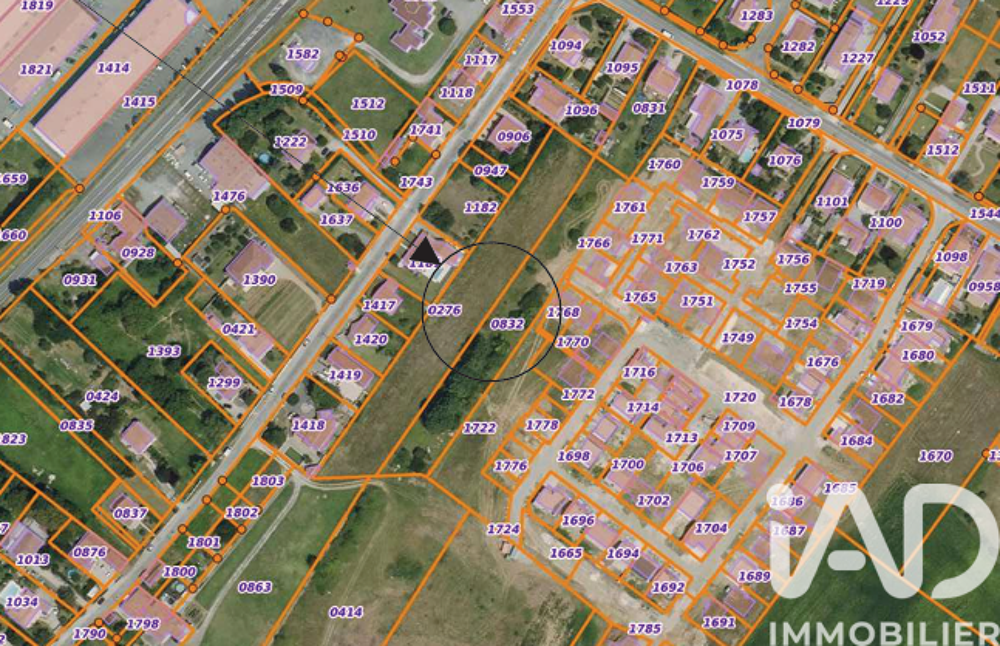 Vente Terrain Vente Terrain à bâtir 496 m&sup2; Le gua