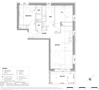  Appartement à vendre 3 pièces 60 m²