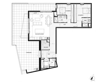  Appartement � vendre 3 pi�ces 111 m�