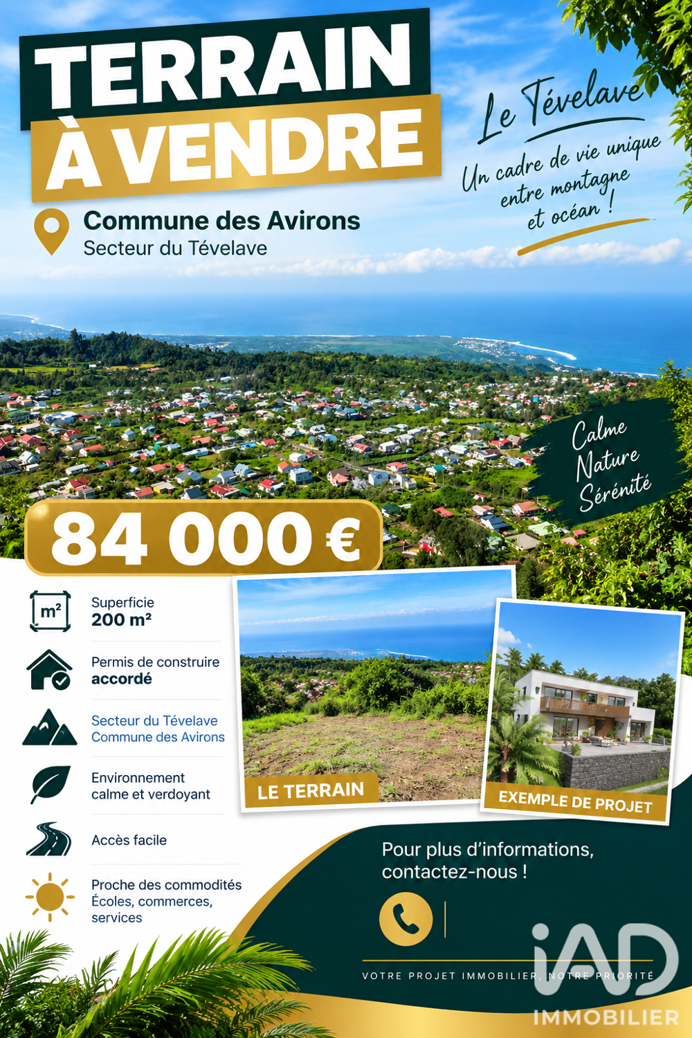 Vente Terrain Vente Terrain 200 m&sup2; Les avirons