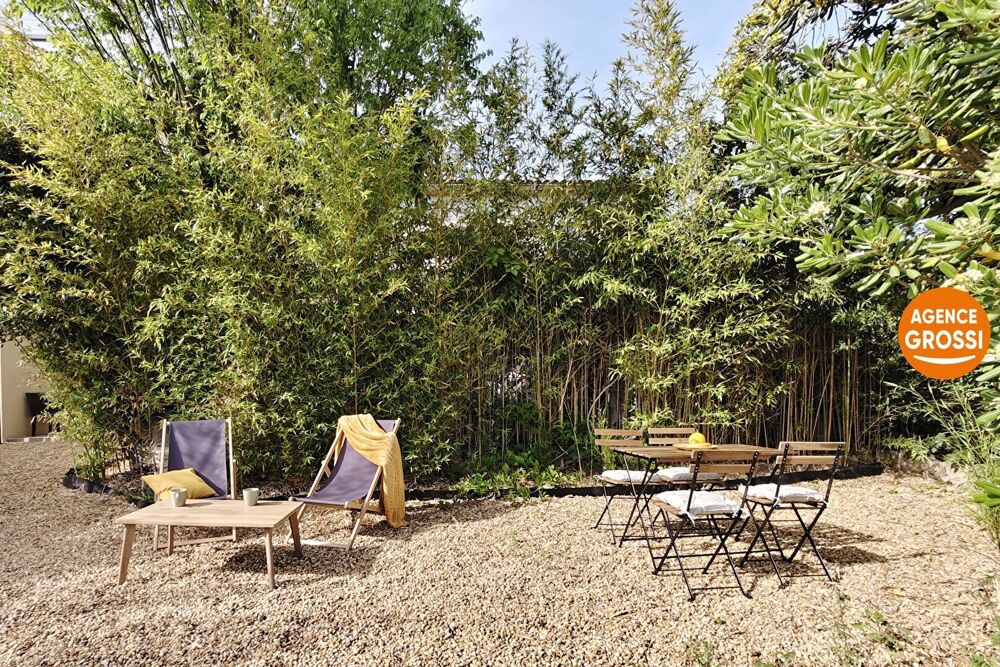 LE PRADET, proche mer, 3 pièces avec jardin et stationnement.