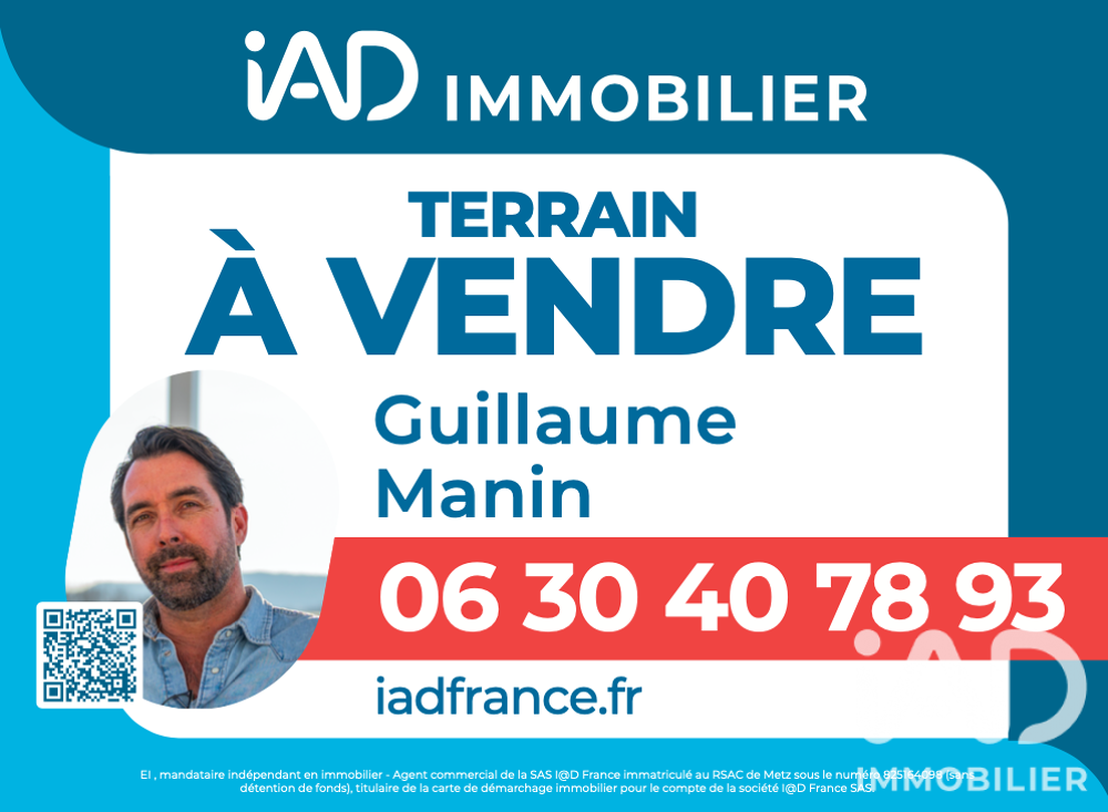 Vente Terrain Vente Terrain à bâtir 384 m&sup2; Marange-silvange
