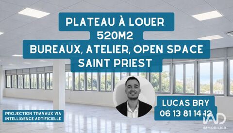   Location Bureaux 520 m&sup2; 