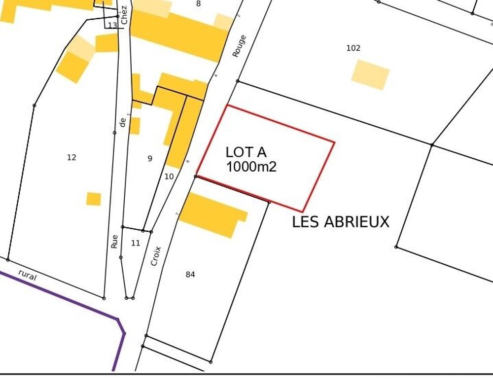 Vente Terrain Vente Terrain à bâtir 1 000 m&sup2; Les pins