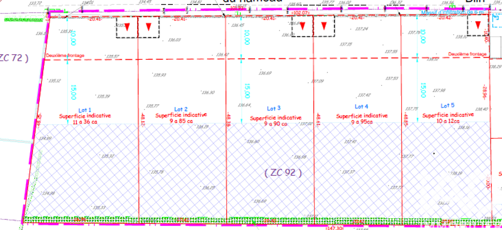 Vente Terrain Vente Terrain à bâtir 990 m&sup2; Maisoncelles-pelvey