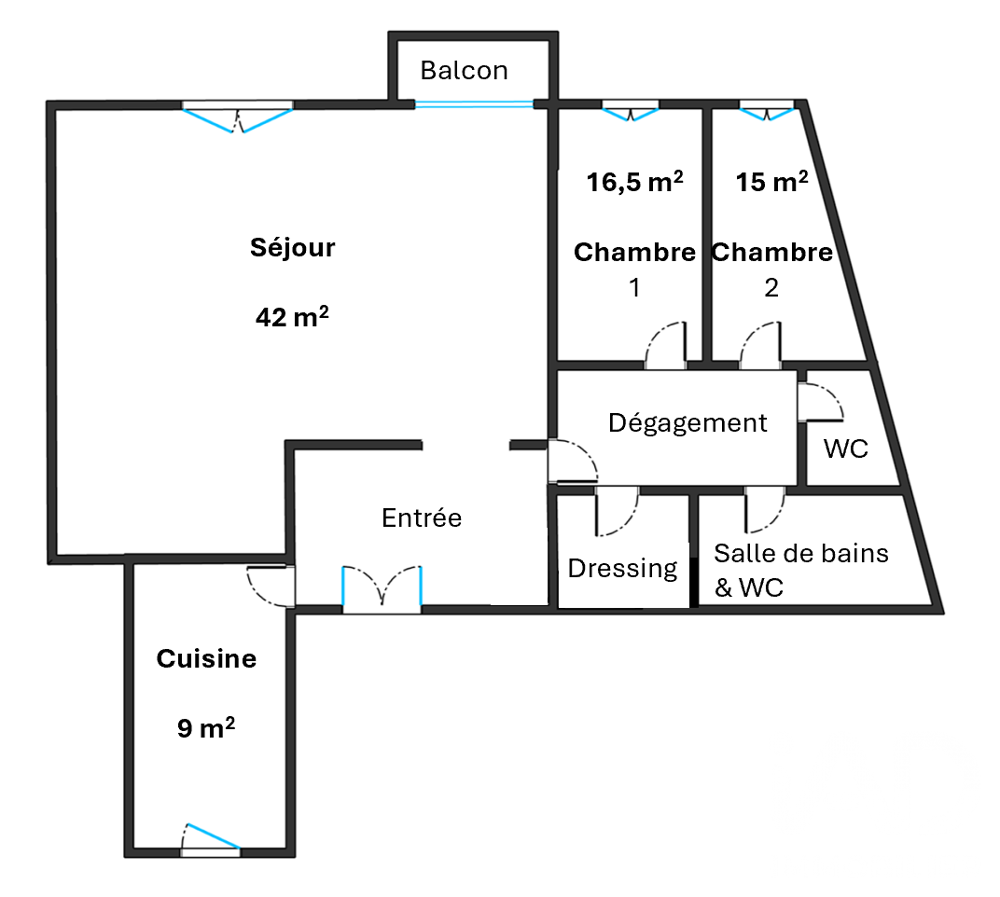 à vendre  Appartement Paris 17