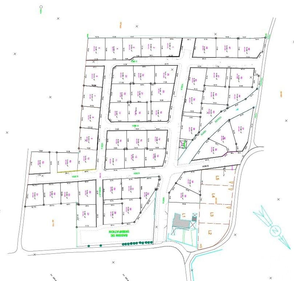 Vente Terrain Vente Terrain 395 m&sup2; Saint-benoît