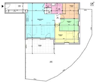  Appartement à vendre 4 pièces 101 m²
