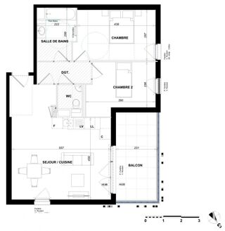  Appartement à vendre 3 pièces 66 m²