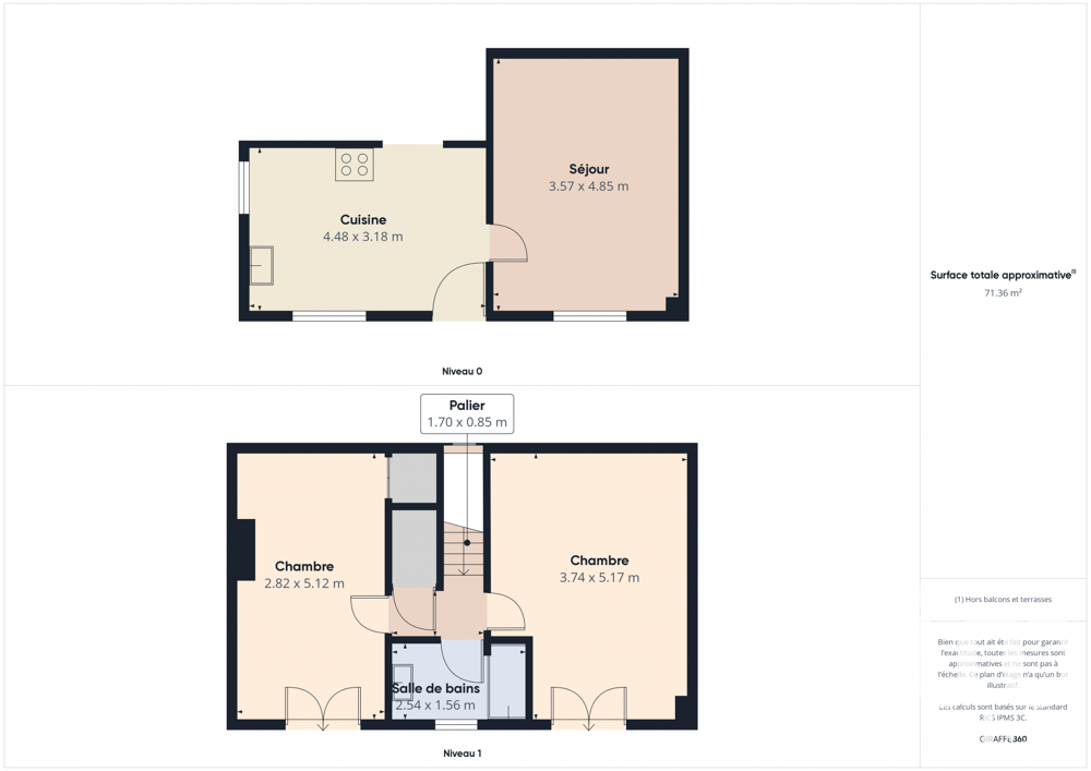 Vente Maison de ville 3 pièces