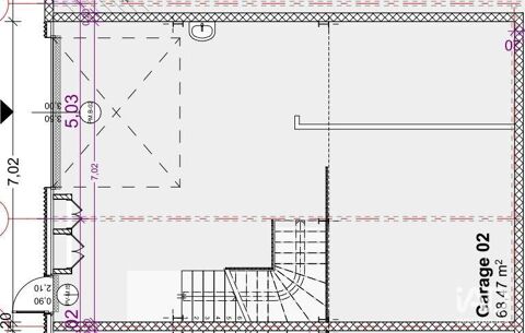   Location Bureaux 96 m&sup2; 