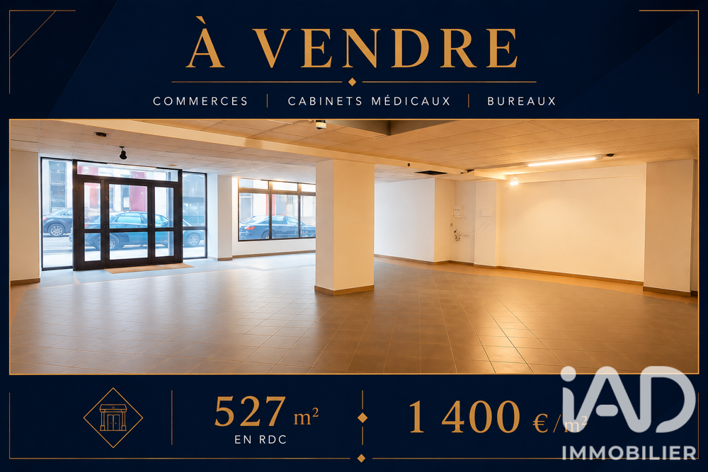   Vente Boutique/Local commercial 527 m&sup2; 