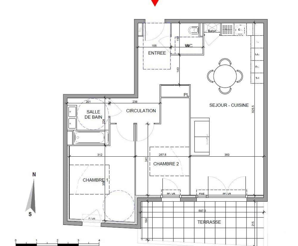 Vente Appartement 3 pièces