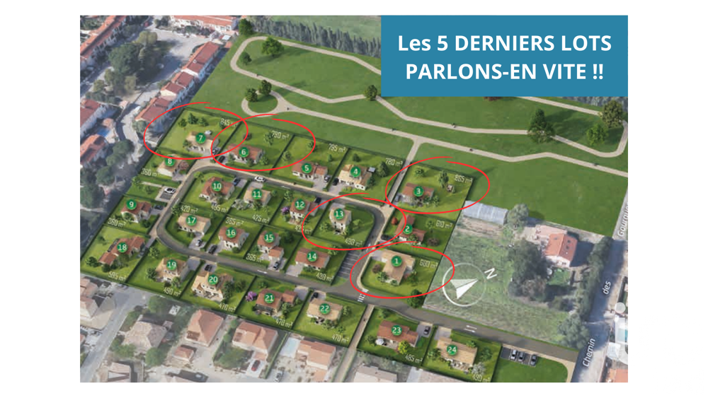 Vente Terrain Vente Terrain à bâtir 494 m&sup2; Palau-del-vidre
