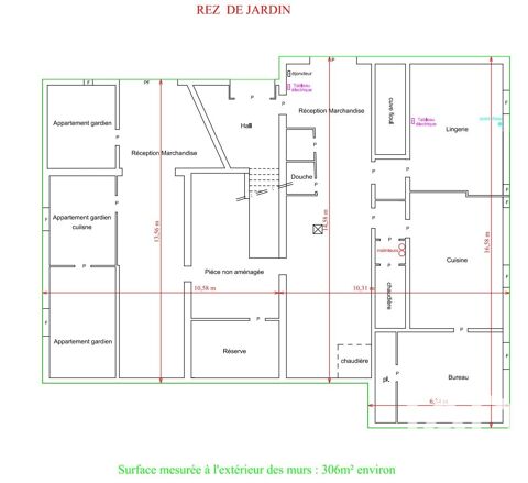   Vente Boutique/Local commercial 630 m&sup2; 