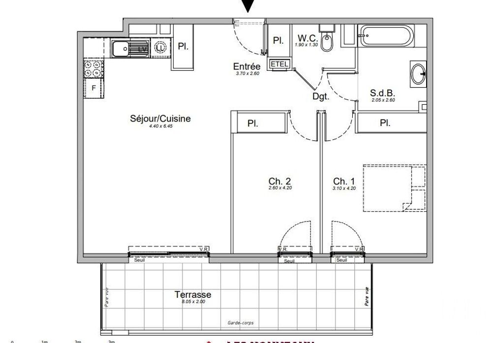 Vente Appartement Vente Appartement 3 pièces Saint-laurent-du-var