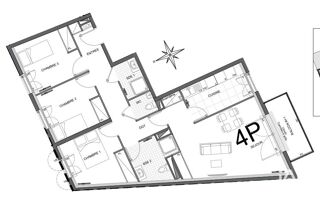  Appartement à vendre 4 pièces 81 m²