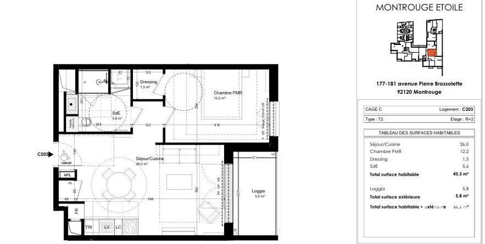 Vente Appartement 2 pièces