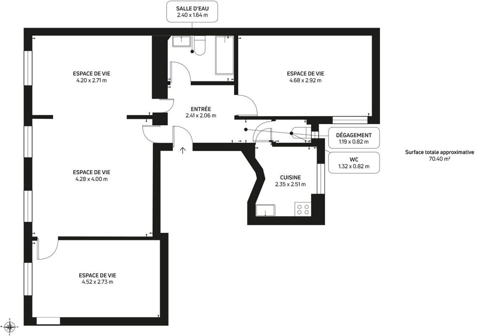 Vente Appartement Vente Appartement 4 pièces Paris 17