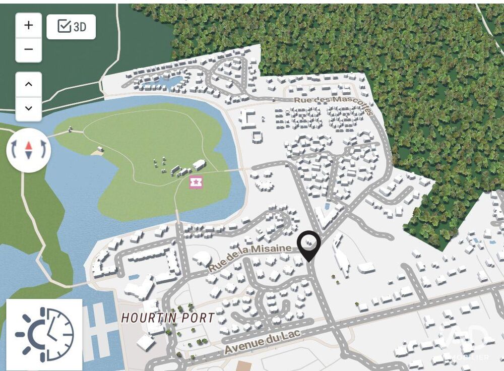 Vente Terrain Vente Terrain 524 m&sup2; Hourtin