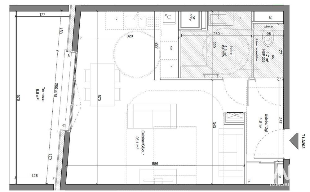 Vente Appartement 1 pièce