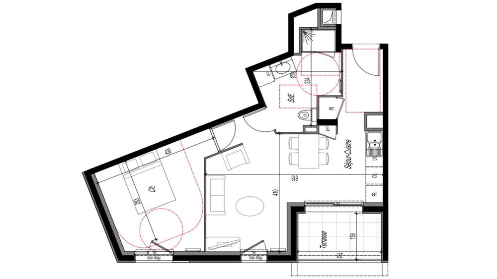 Vente Appartement 2 pièces