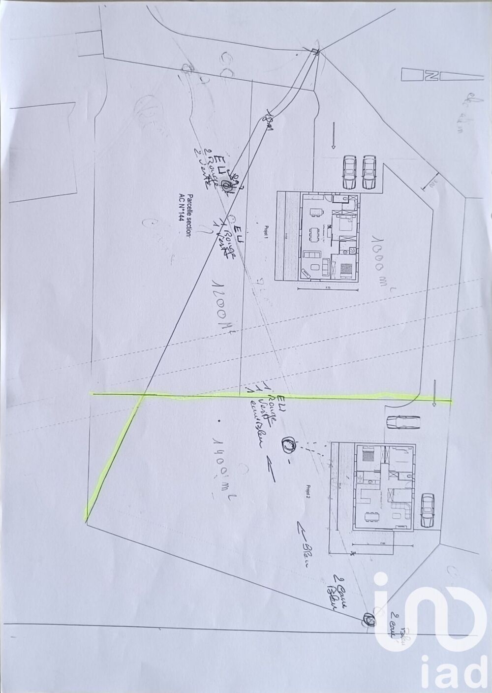 Vente Terrain Vente Terrain à bâtir 1 200 m&sup2; Campouriez