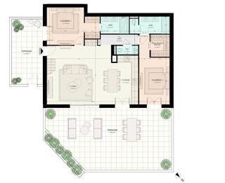  Appartement à vendre 4 pièces 122 m²