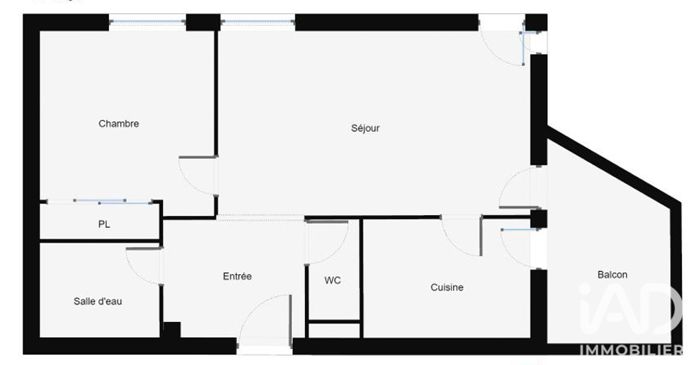 Vente Appartement 2 pièces