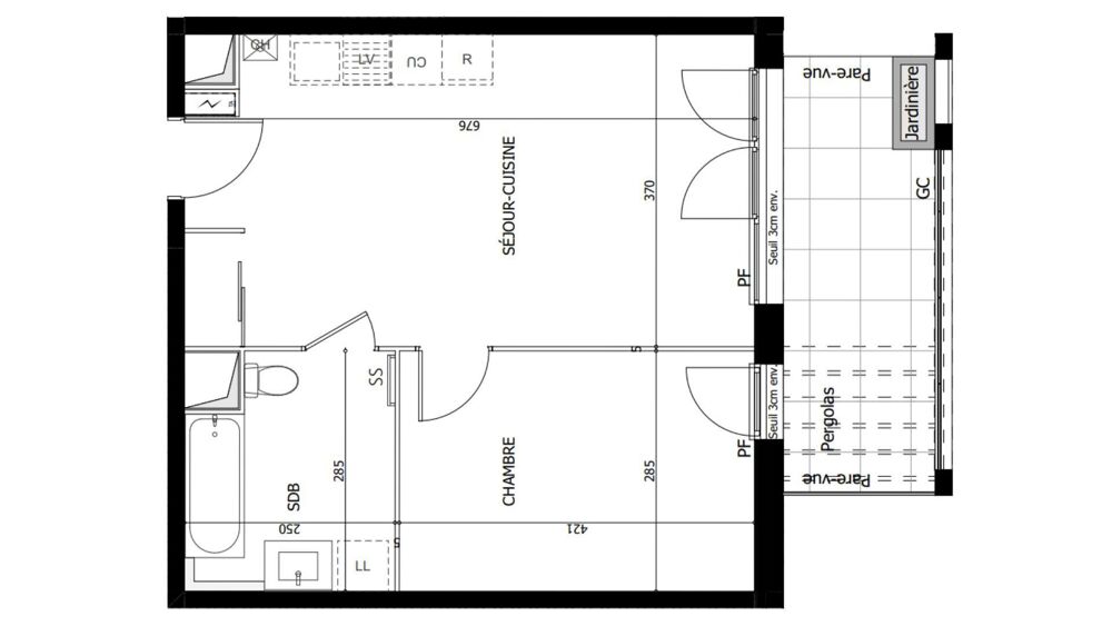 Vente Appartement 2 pièces