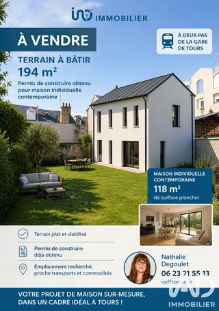  Terrain à vendre 194 m²