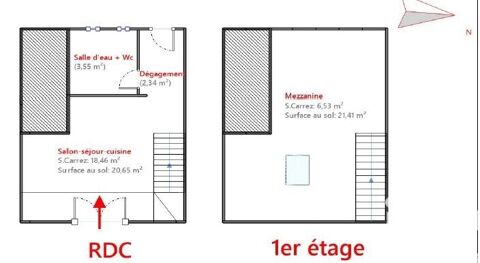   Location Maison Maison - 2 pi�ce(s) - 30 m�