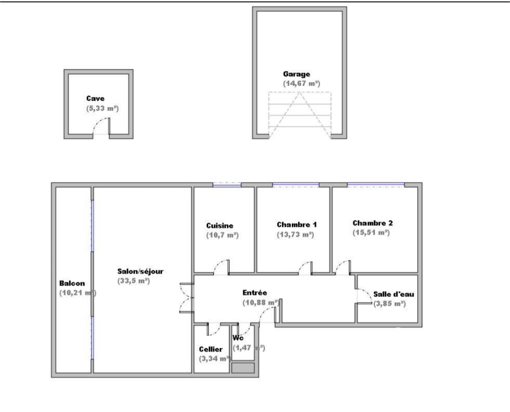 Vente Appartement Vente Appartement 3 pièces Villeurbanne