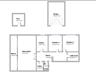  Appartement à vendre 3 pièces 92 m²