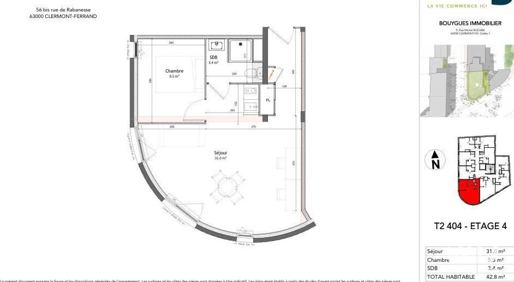 Vente Appartement 2 pièces