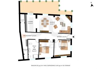  Maison à vendre 3 pièces 95 m²