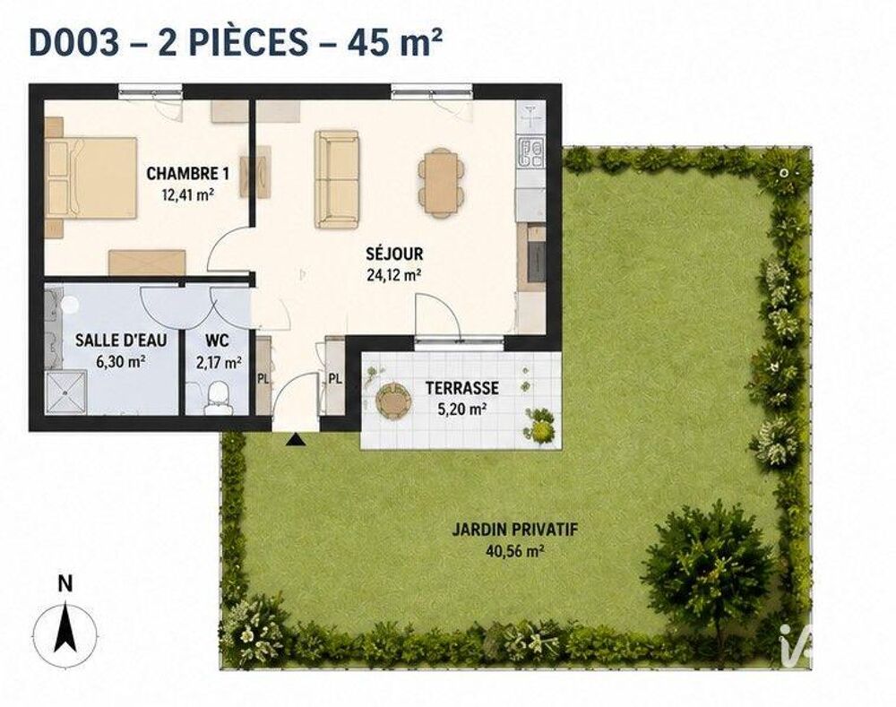 Vente Appartement Vente Appartement 2 pièces Saint-aubin-sur-mer