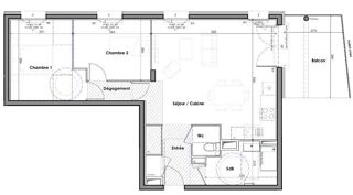  Appartement à vendre 3 pièces 70 m²