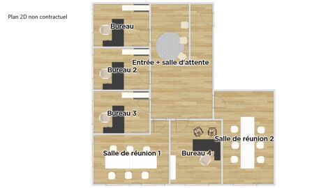   Vente Bureaux 115 m&sup2; 