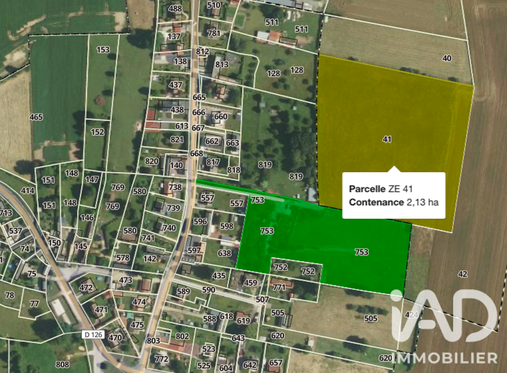 Vente Terrain Vente Terrain 33 126 m&sup2; Saint-pierre-en-val