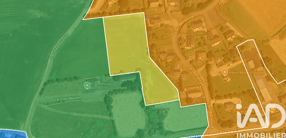 Vente Terrain Vente Terrain 6 908 m&sup2; Tessy-bocage