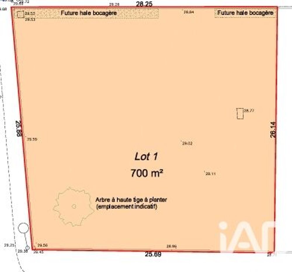 Vente Terrain Vente Terrain à bâtir 700 m&sup2; Talmont-saint-hilaire