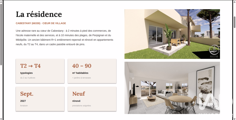 Vente Appartement 4 pièces