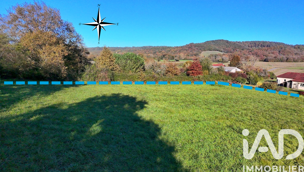 Vente Terrain Vente Terrain à bâtir 3 443 m&sup2; Baliracq-maumusson