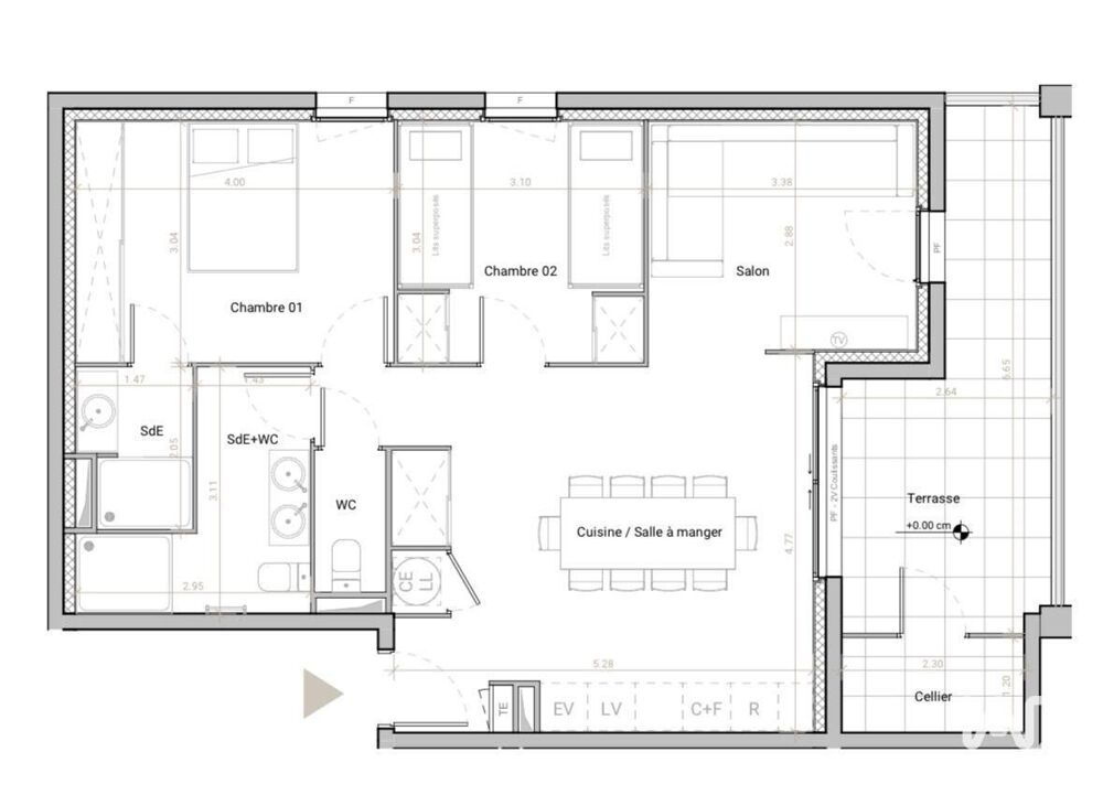 Vente Appartement Vente Appartement 3 pièces Font-romeu-odeillo-via