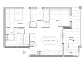  Appartement à vendre 3 pièces 67 m²