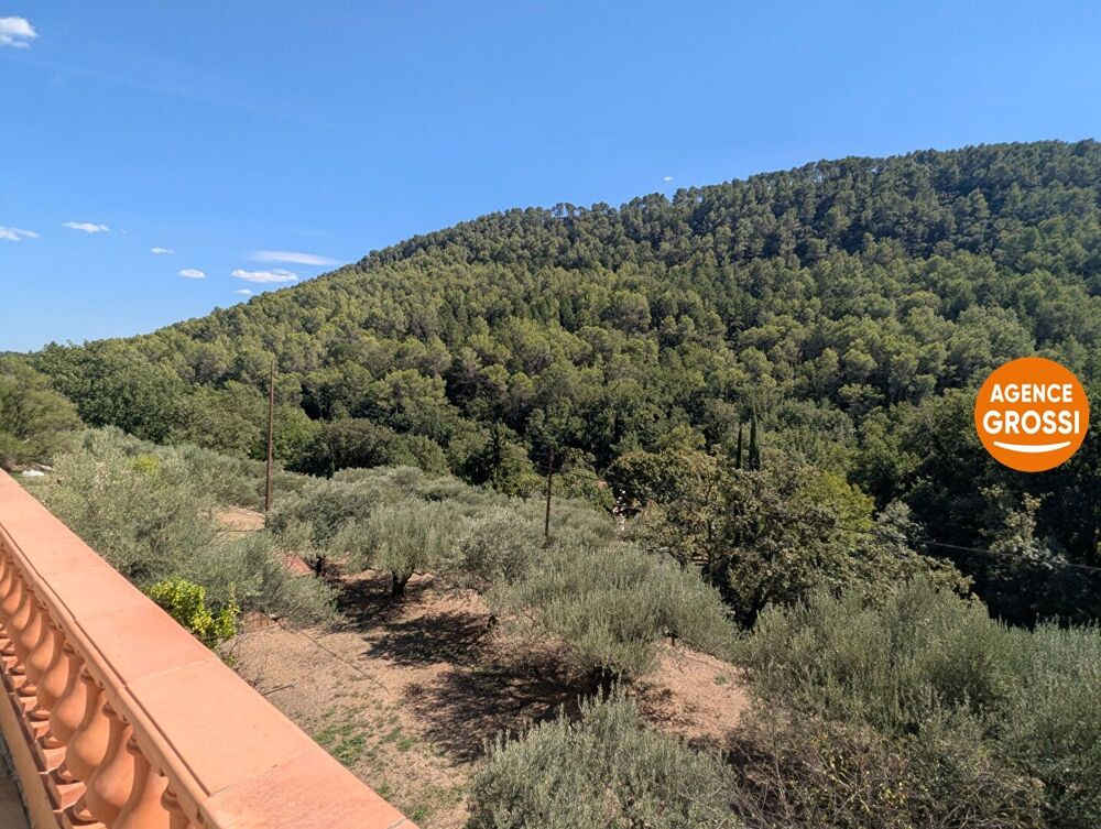 SALERNES, Bastide 250 m², vue panoramique, calme, terrain 6780m²