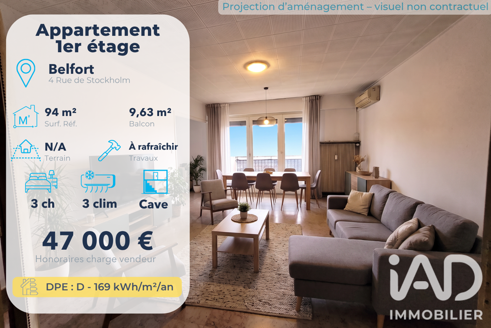 Vente Appartement Vente Appartement 4 pièces Belfort