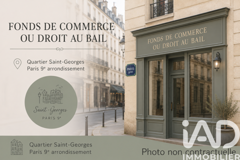 Vente Divers Commerces 52 m&sup2; 66900 75009 Paris