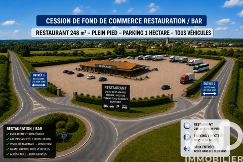 Vente Restaurant 245 m&sup2; 279400 53340 Ballée